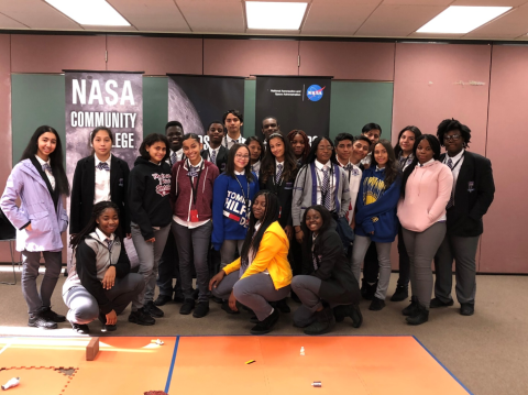 Newark Tech High visits the NCAS-ECC Program